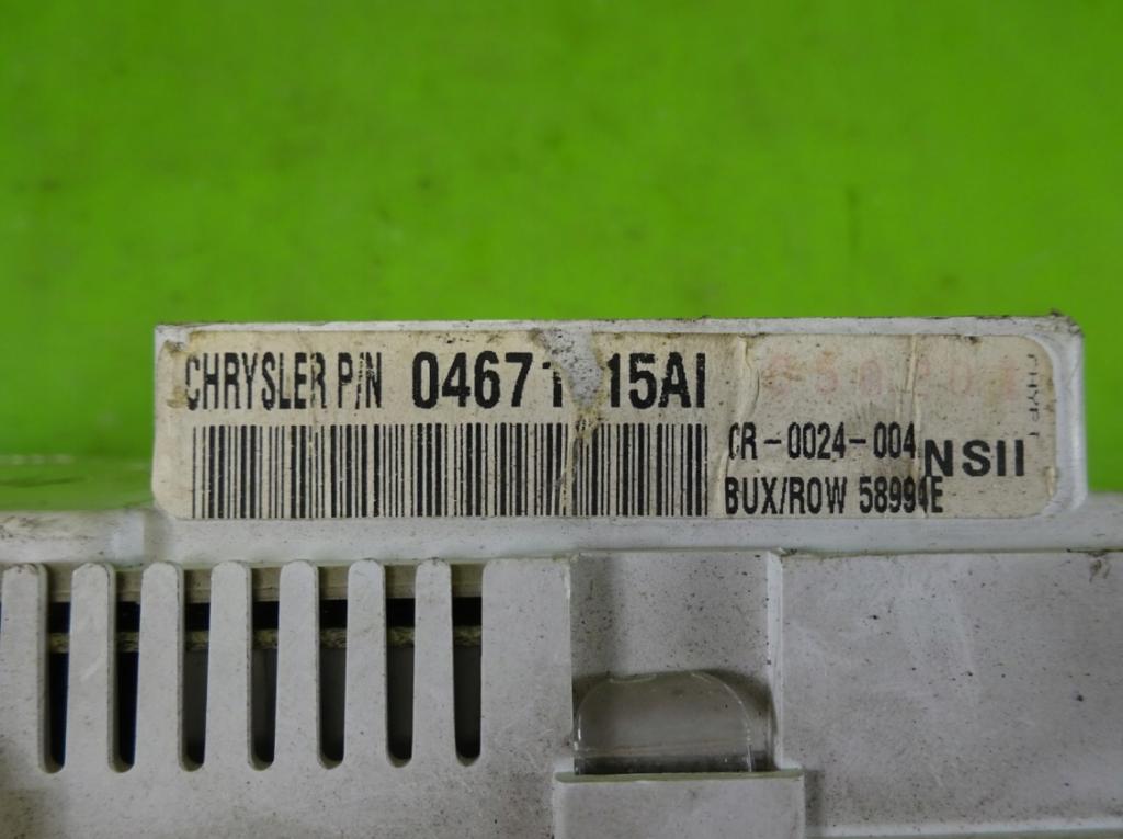 prístrojovka - budíky: CHRYSLER PT CRUISER 2.2 D 04r