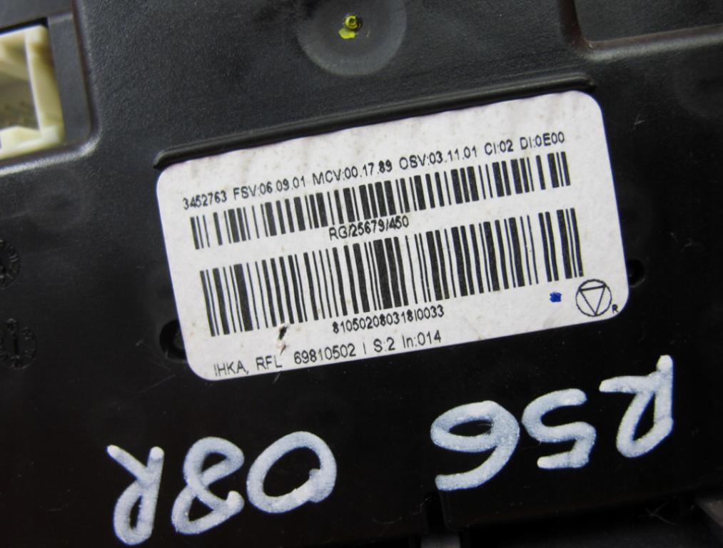 MINI: COOPER R56: 06- Panel kúrenia klimatizácie