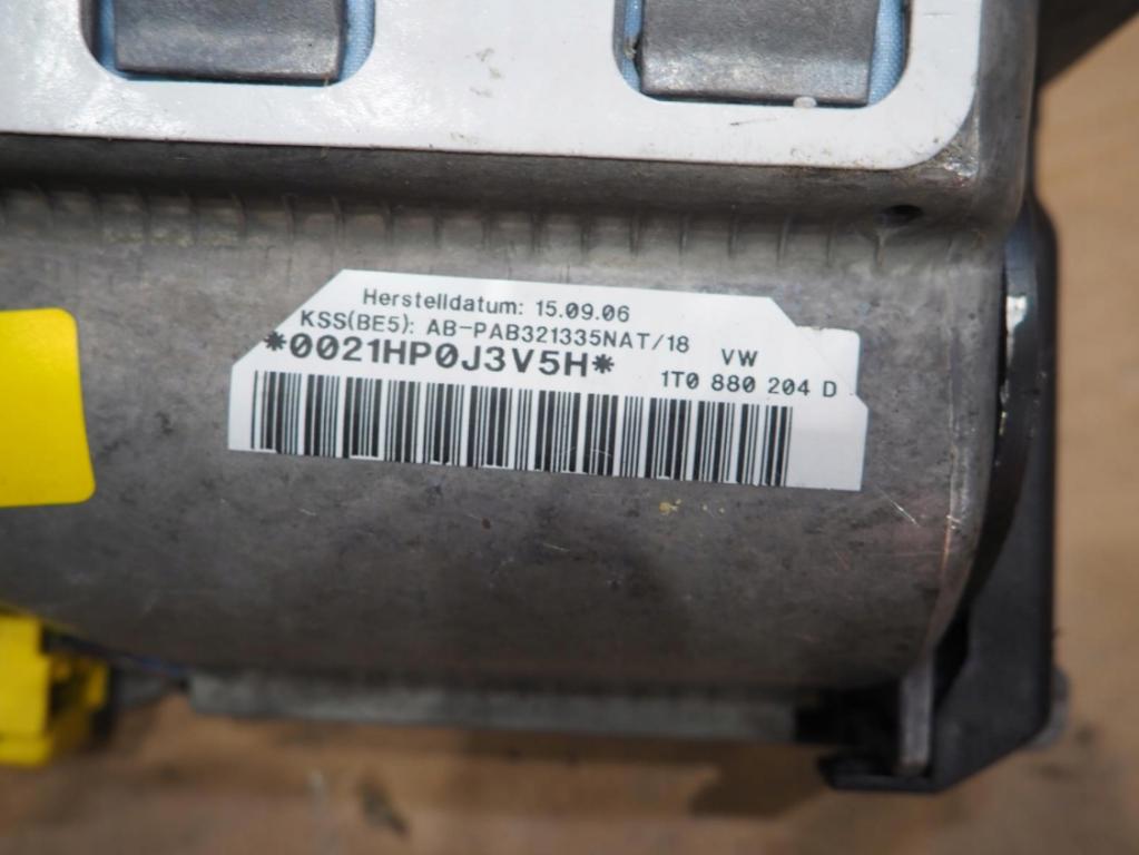 VW TOURAN Airbag spolujazdca 1T0880204D