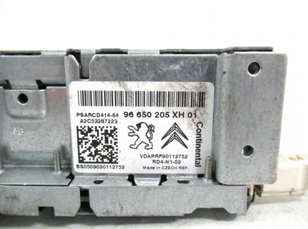 Autorádio CD RD4 PEUGEOT 308 I T7 96650205XH