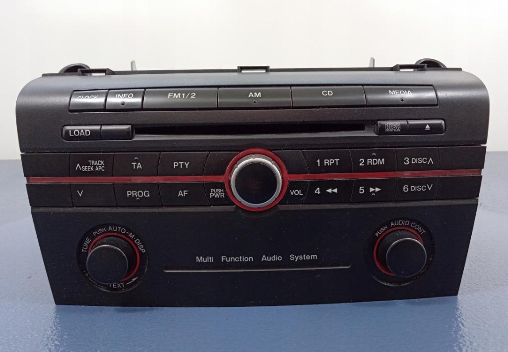 MAZDA 3 I BK RADIO CD BR2B66AR0 14794008
