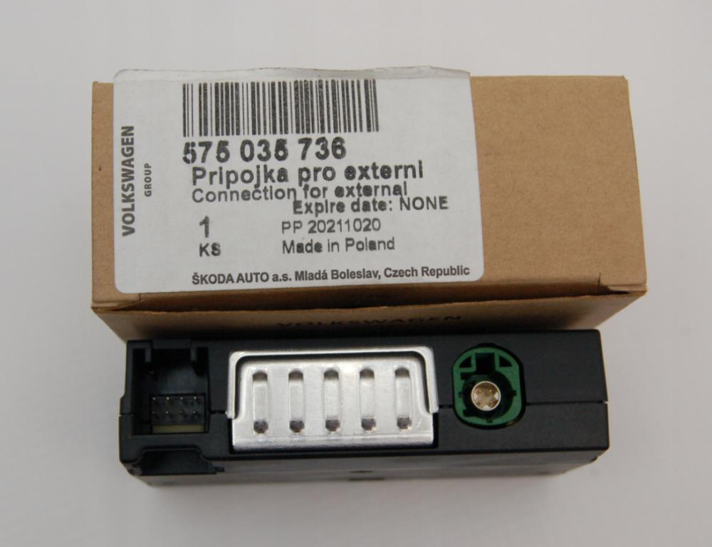 port USB/Aux (nový) Seat Arona, Ateca, Ibiza, Leon, 575035736