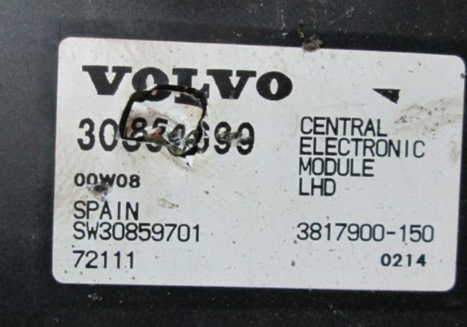Modul komfortu svetiel VOLVO V40 30859699