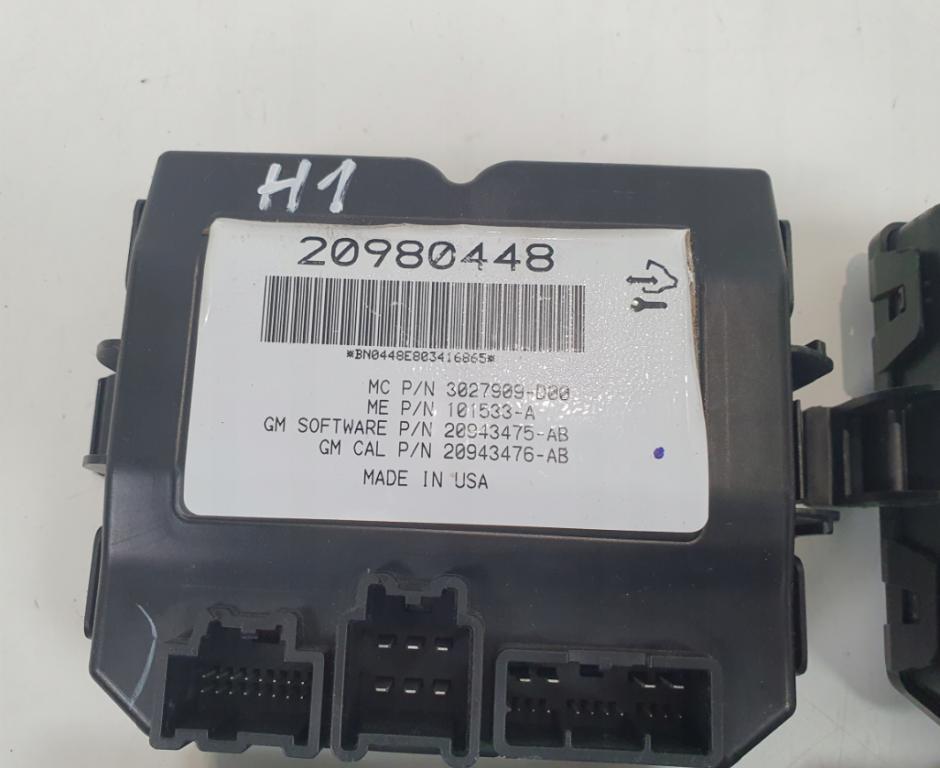 OPEL INSIGNIA kombi-modul dverí kufra 20980448