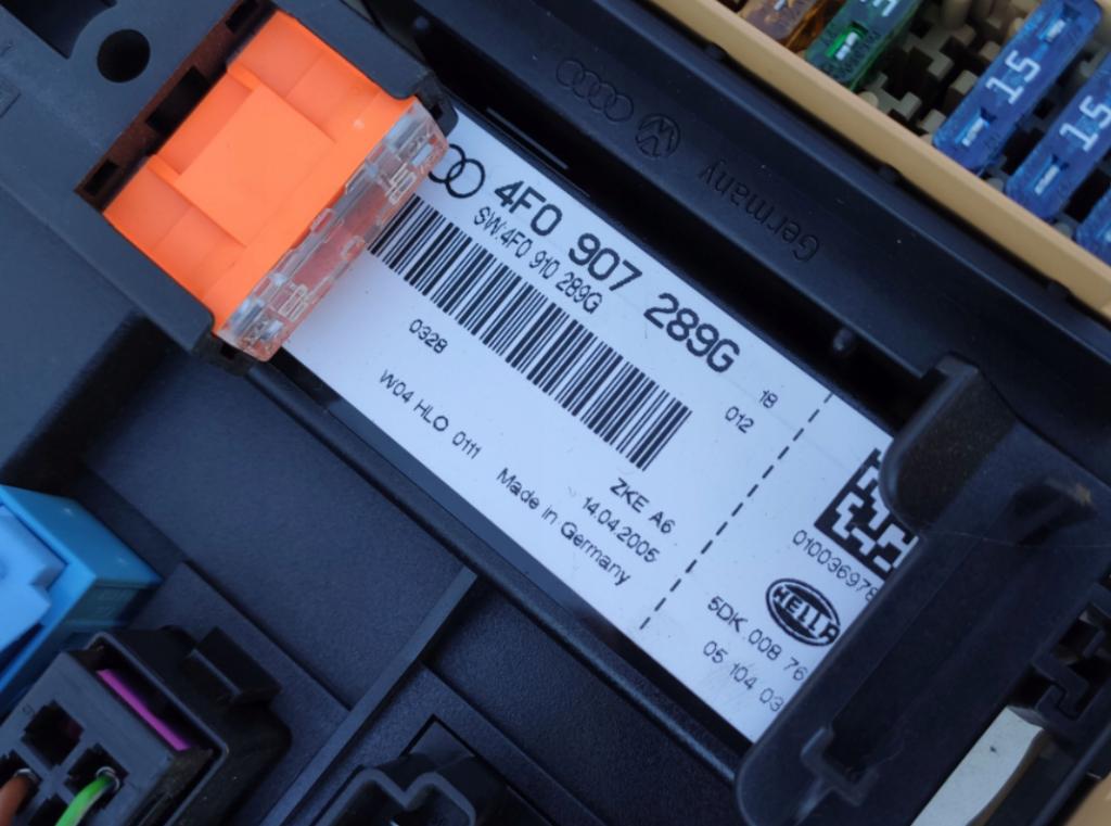 AUDI A6 C6 Modul komfortu 4F0907289G