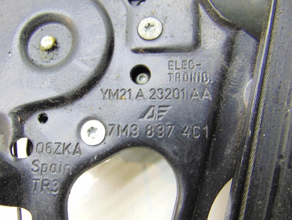 mechanismus okna-levý přední: FORD GALAXY I 7M3837401