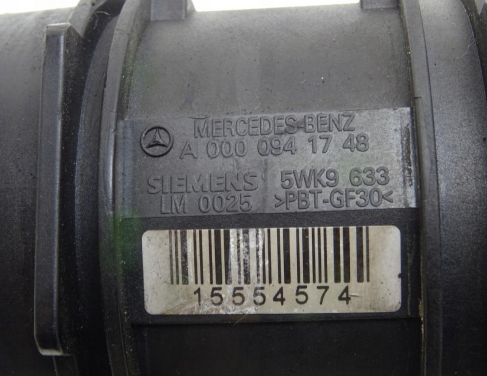 váha vzduchu: MERCEDES S W220 98-05 184 kW 4.0CDI A0000941748