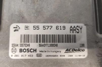 riadiaca jednotka OPEL ASTRA J INSIGNIA 2.0 CDTI 55577619 0281017453