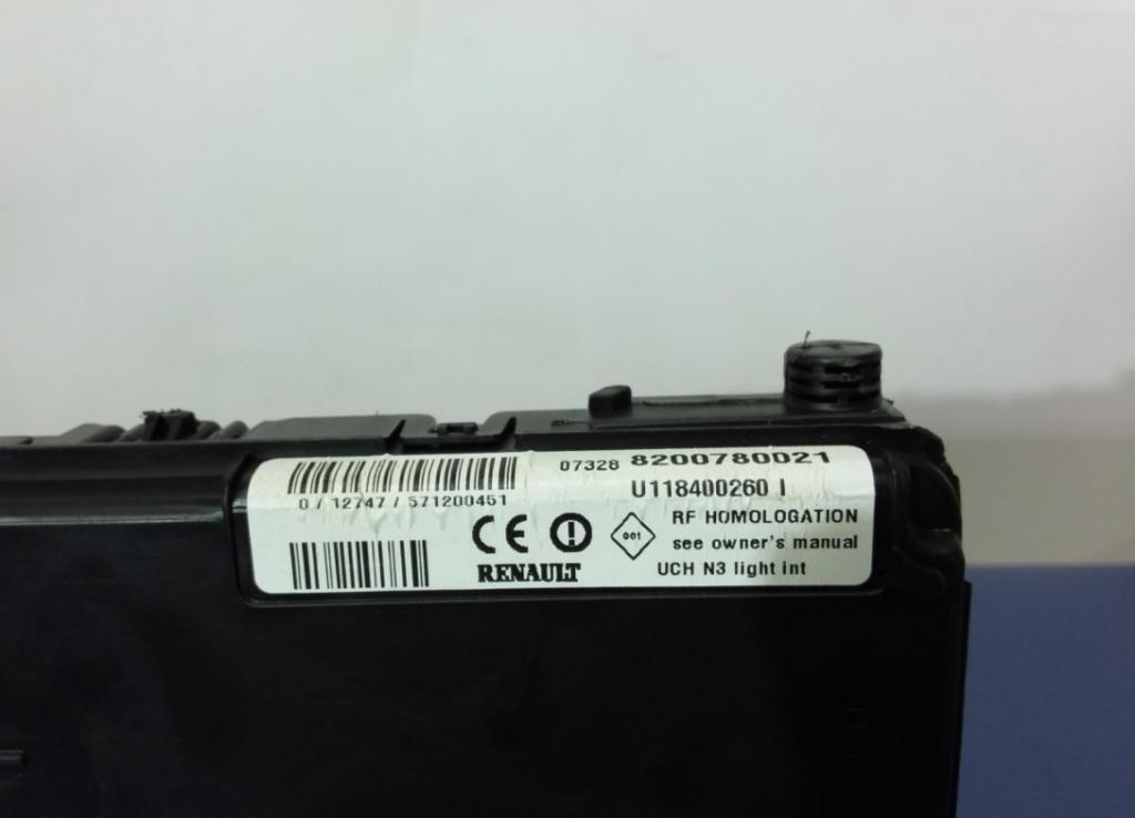 RENAULT GRAND SCENIC II: modul BSI UCH 8200780021