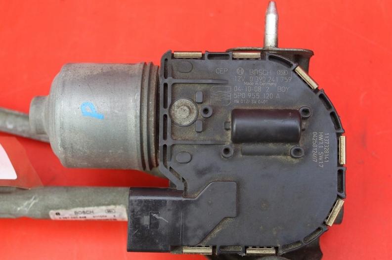 motorek stěračů-přední pravý: SEAT ALTEA 04-15 5P0955024C