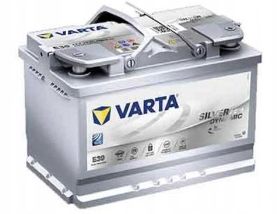 BATÉRIA VARTA - AGM 70AH E39 START-STOP 570901076