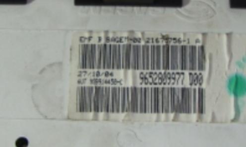 Peugeot 307 displej   9652809977