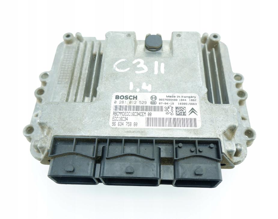 riadiaca jednotka Motor CITROEN C3 I 1.4 HDI 9663475880