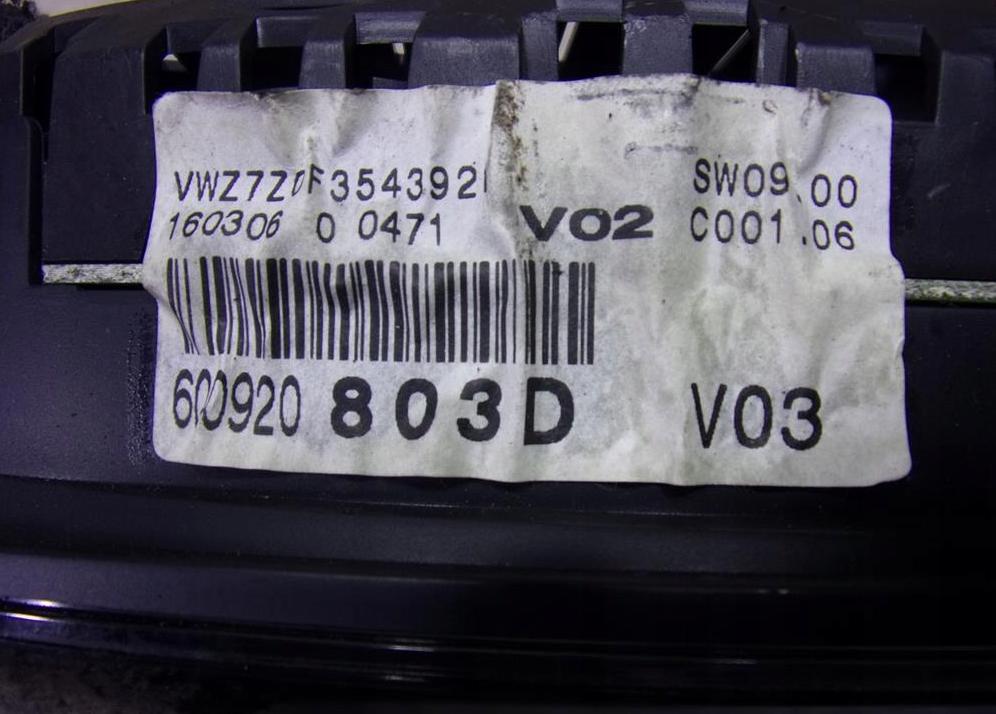VOLKSWAGEN POLO IV Prístrojovka ,dislpej