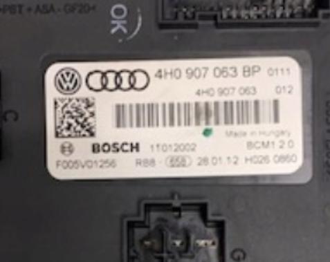 modul komfortu BCM Audi A6 C7 A7 A8 4H0907063BP