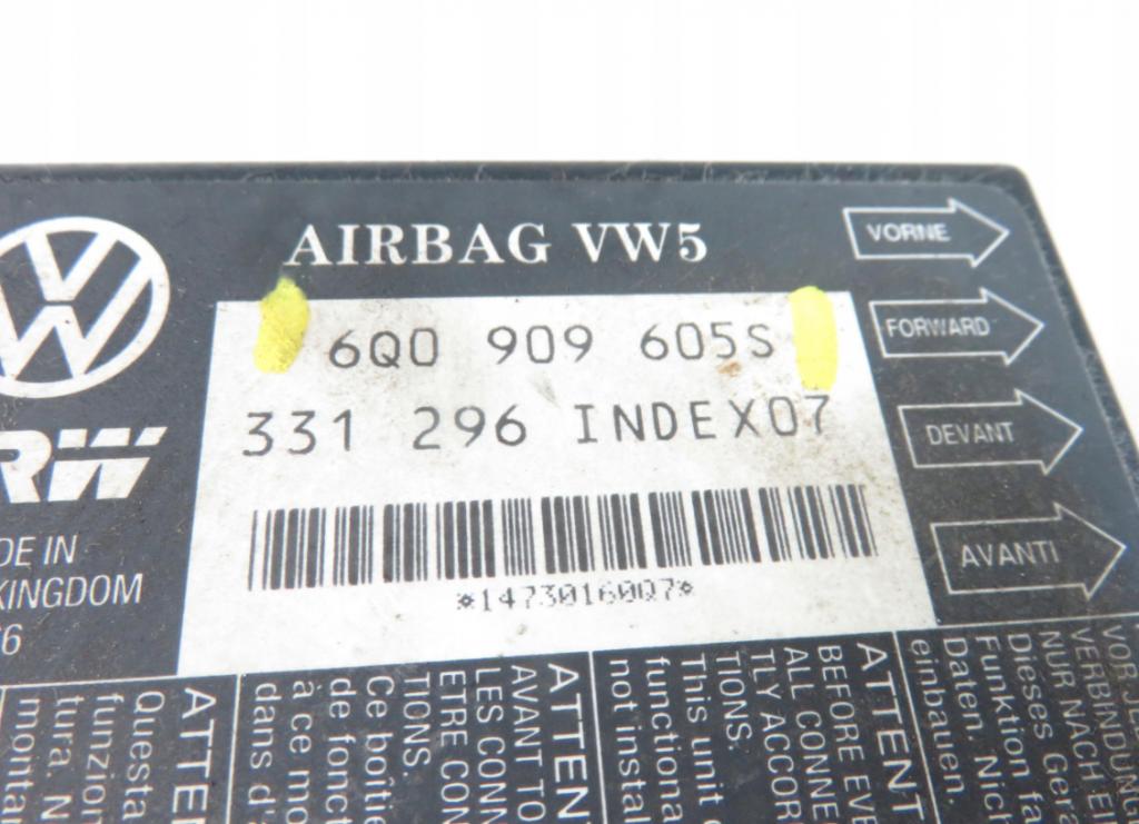 modul-AirBag: SEAT IBIZA: III 6Q0909605S