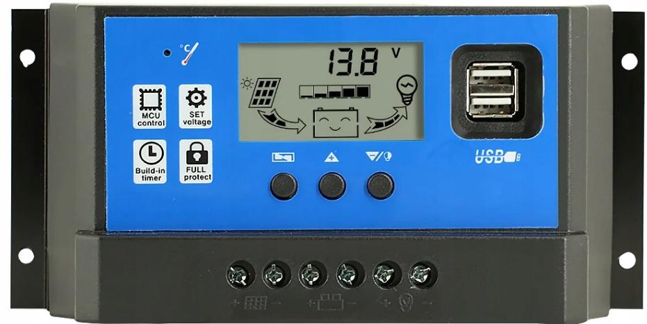 modul-regulátor nabíjania solárneho panela 60A