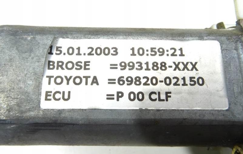 Mechanizmus predný ľavy COROLLA E12 69820-02150