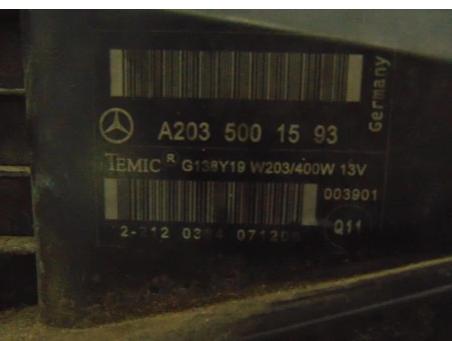 Ventilátor chladiča MERCEDES W203 2.2 CDI A2035001593