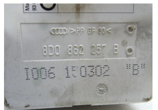 pumpa centrálneho zámku AUDI A3 8L 8D0862257B