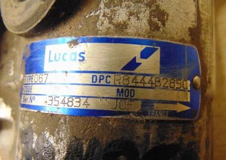 Pumpa vstrekovacia CITROEN JUMPER 2.5 R8444B285C: