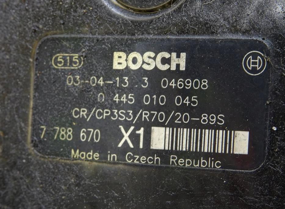 Pumpa vstrekovacia BMW 3 E46 2.0D 0445010045 7788670
