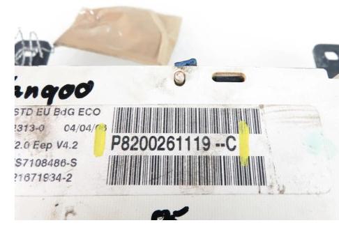 Prístrojovka RENAULT KANGOO I 1.5 dCi P8200261119C