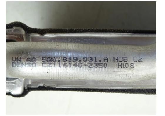 Výhrevné teleso, radiátor kúrenia VW PASSAT B8 5Q0819031A