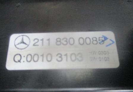 Panel kúrenia klimatizácie MERCEDES W211 2118300085