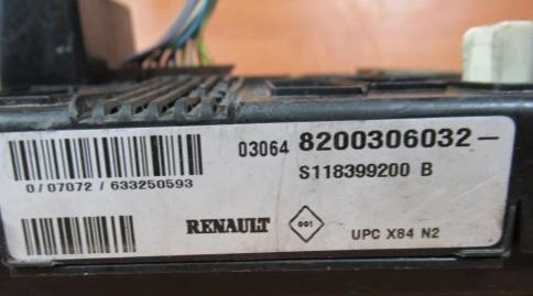 Modul UPC X84N2 BSI RENAULT MEGANE II SCENIC 2 8200306032 S118399200B