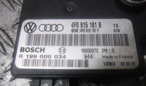 modul NAPĚTÍ: akumulátora AUDI A6 C6 3.0 TDI 4F0915181B
