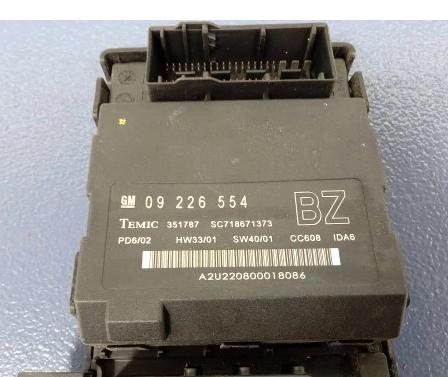 VECTRA C SIGNUM Modul komfortu BSI 09226554BZ