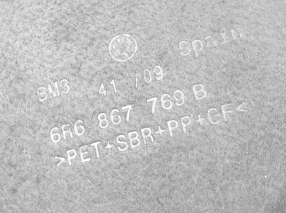 Pláto zad zadná POLO V 6R 09-17 hatchback 5D 6R6867769B