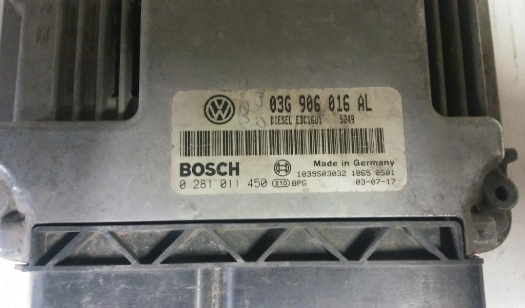 riadiaca jednotka Motor VW 2.0 TDI - 0281011450
