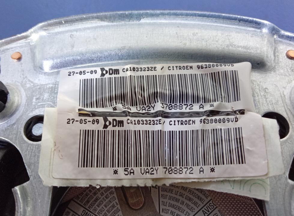 CITROEN C3 C2 airbag AirBag volantu 96380009VD