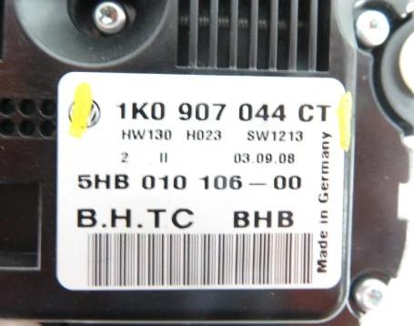 KLIMATRONIK VW SCIROCCO III 1K0907044CT