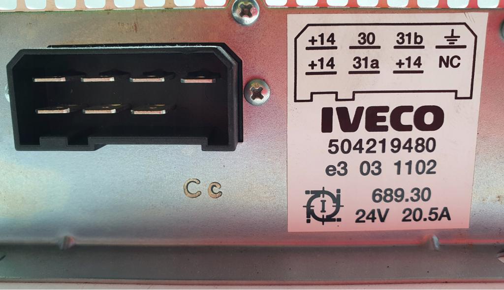 střídač:  Iveco: Stralis Eurocargo: