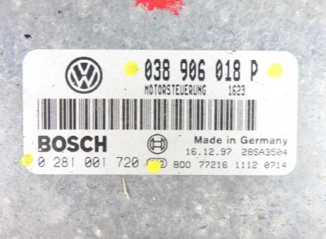 Riadiaca jednotka PASSAT B5 1.9 TDI 038906018P 0281001720