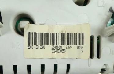 prístrojovka Displej budíky přístrojová deska PEUGEOT 206 2 konektor 9634961180