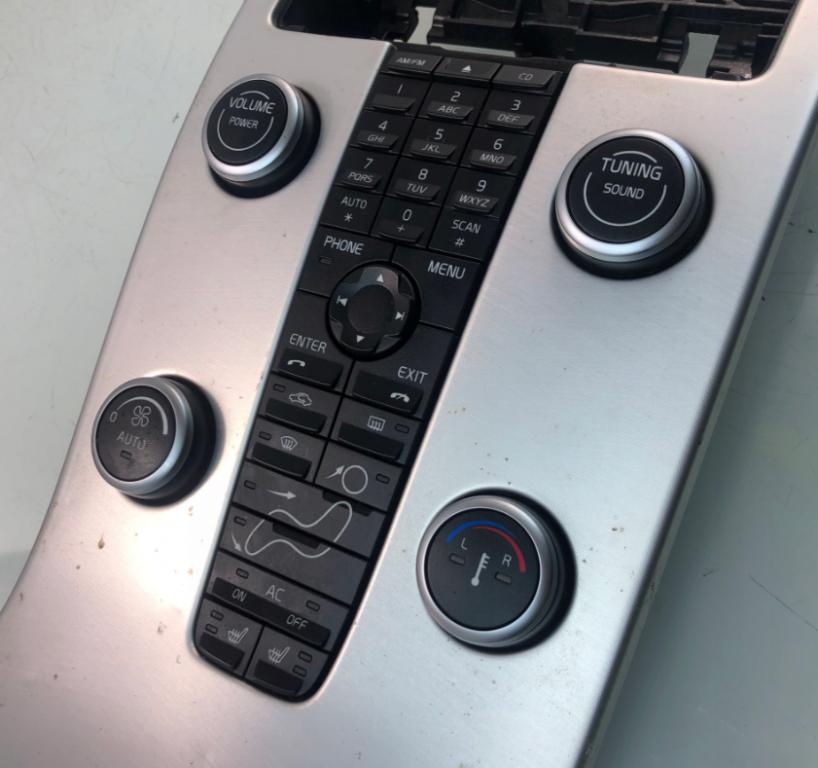 VOLVO V50 S40 II LIFT Panel klimatizácie radia