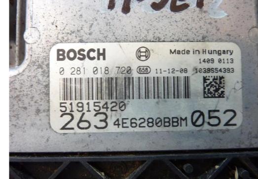riadiaca jednotka 51915420 0281018720 DOBLO 2 II 1.6 M-JET: