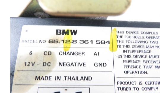 Menič CD BMW 5 Touring E39 65128361584