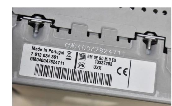 RADIO CD Navigácia - RDS OPEL INSIGNIA A 10R 13337253