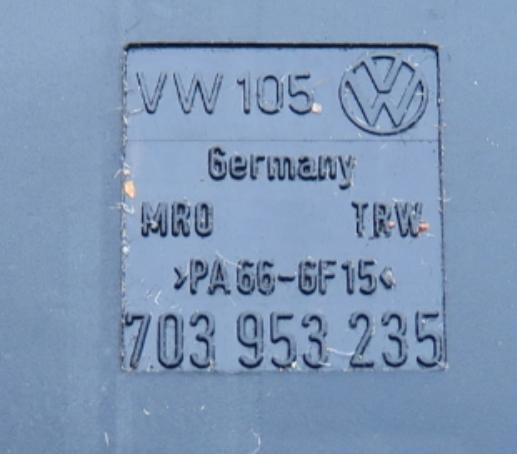 prepínač výstražných (núdzových) 703953235 VW TRANSPORTER T4