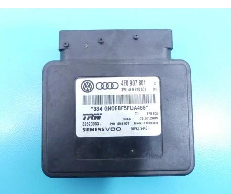 Riadiaca jednotka Modul brzdy ručnej brzdy AUDI A6 C6 4F0907801