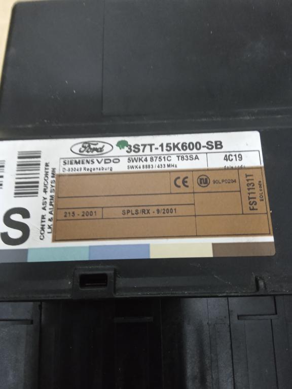 FORD MONDEO MK3 III Modul komfortu 3S7T-15K600-SB