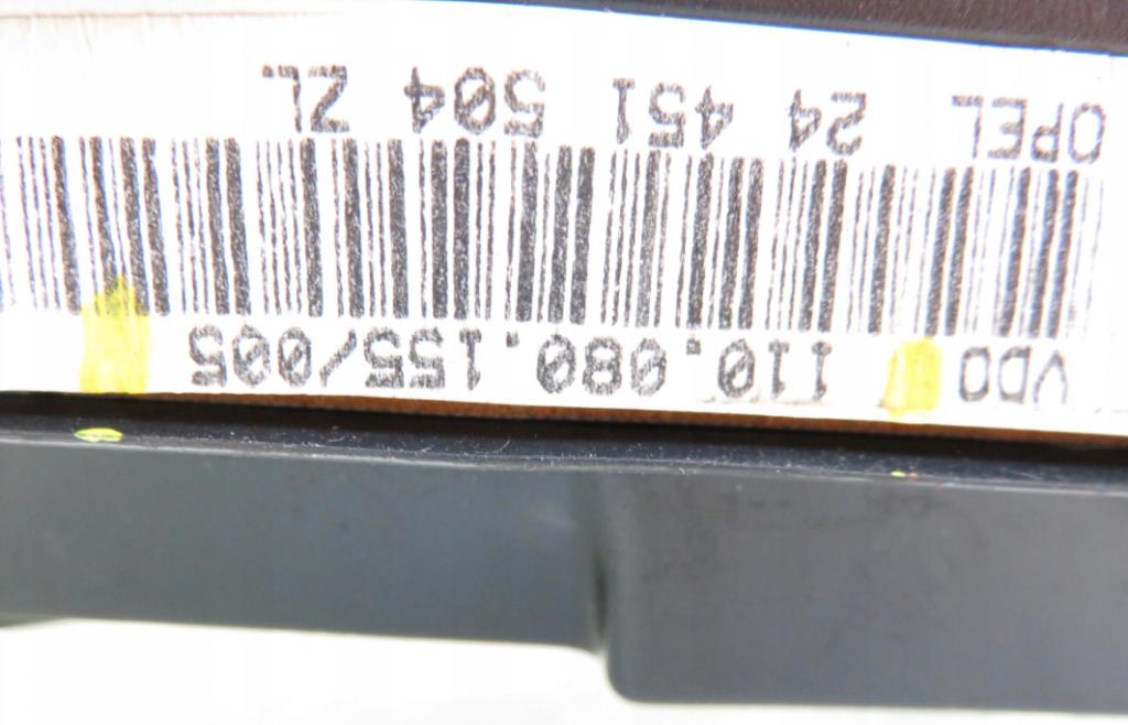 Prístrojovka OPEL ASTRA G 1.4 24451504ZL 110080155005