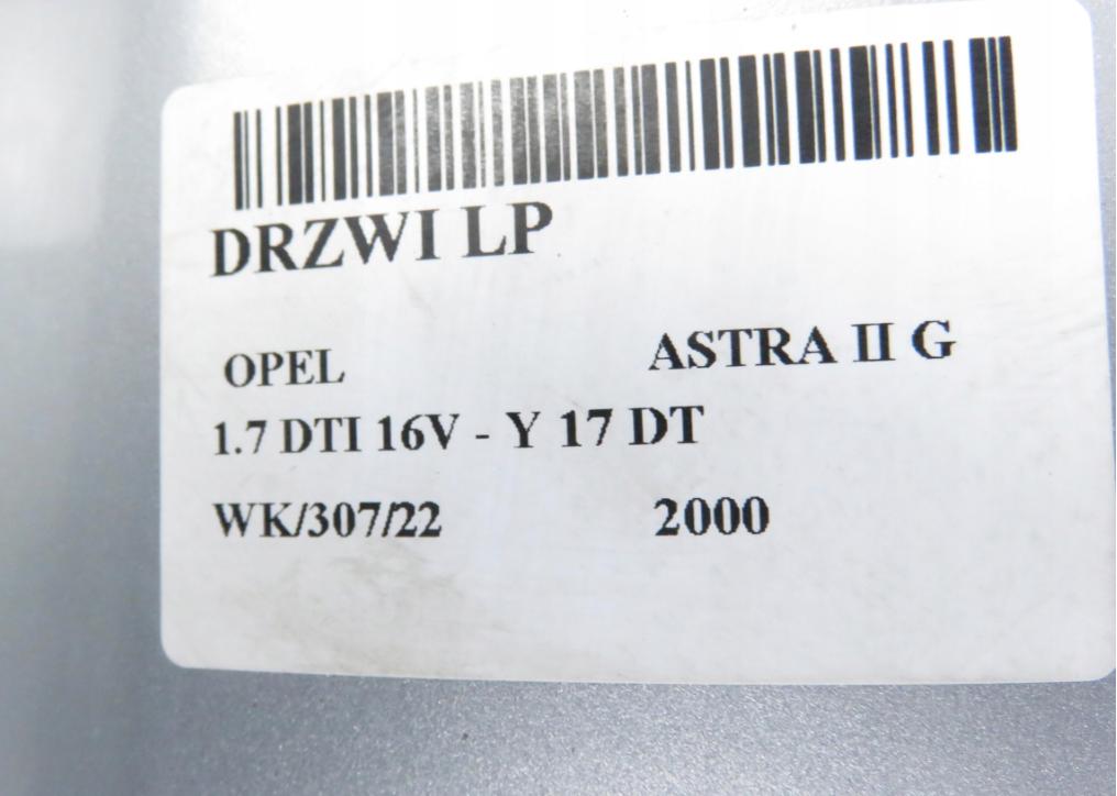 Dvere pravy zad OPEL ZAFIRA B Z157