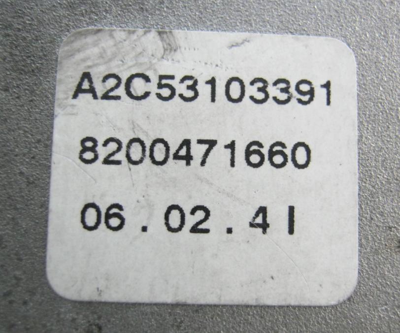 Škrtiaca klapka LAGUNA II SCENIC 1.9 DCI 8200471660