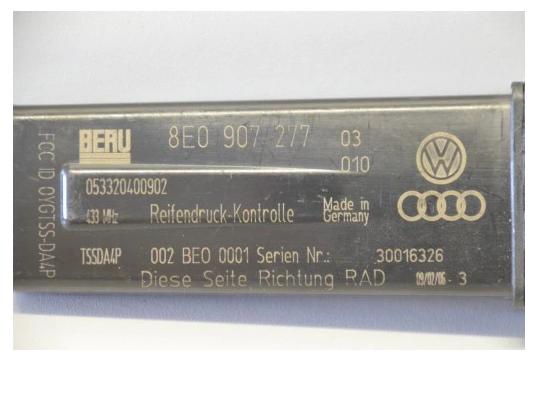 VW AUDI Riadiaca jednotka TLAK: OPON 8E0907277